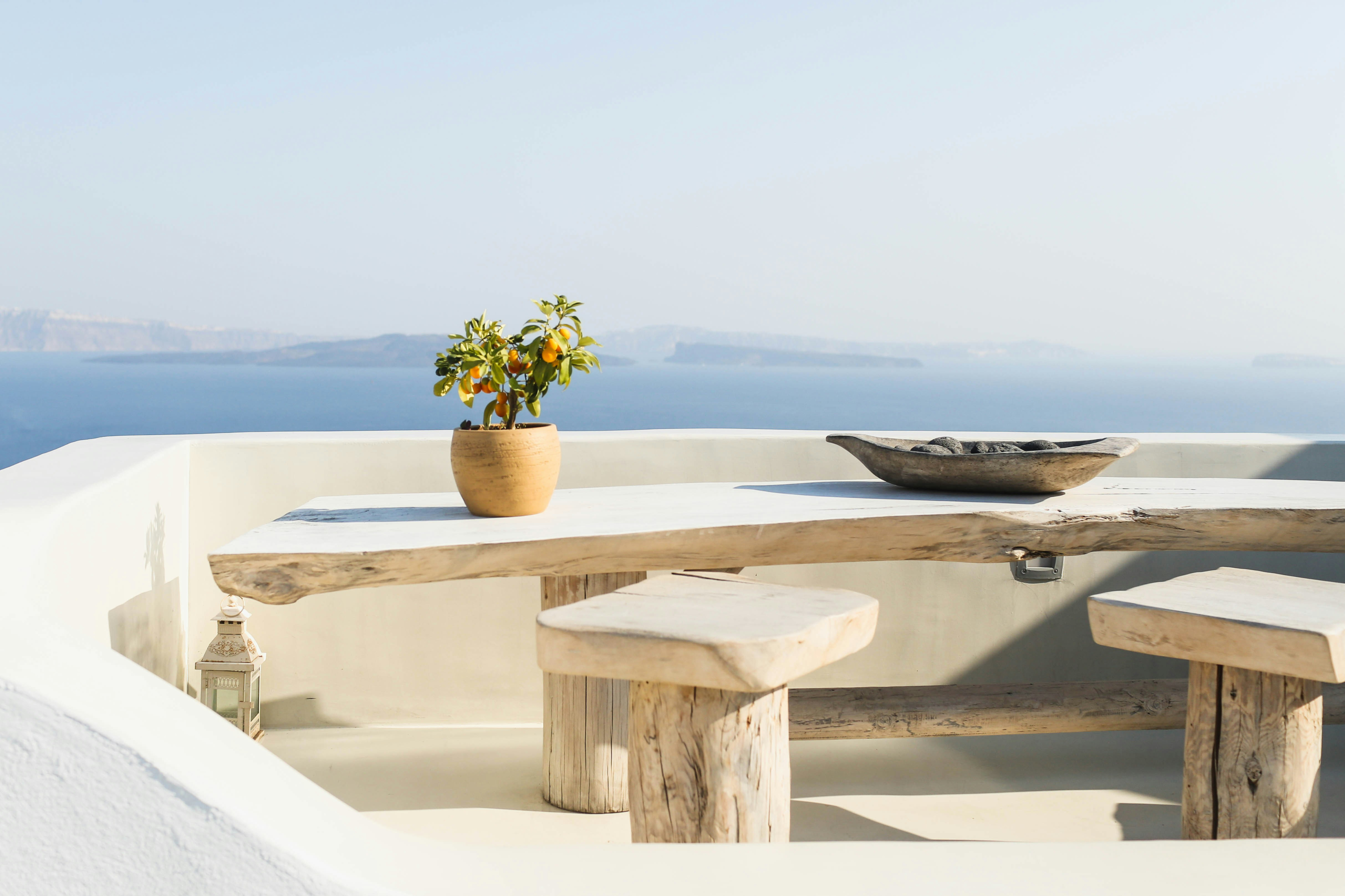 outer deck with ocean view